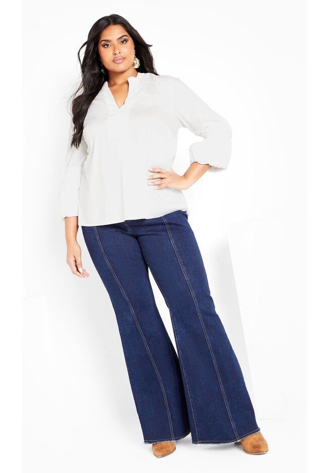 Eliza Blouse, WHITE, alternate image number 2