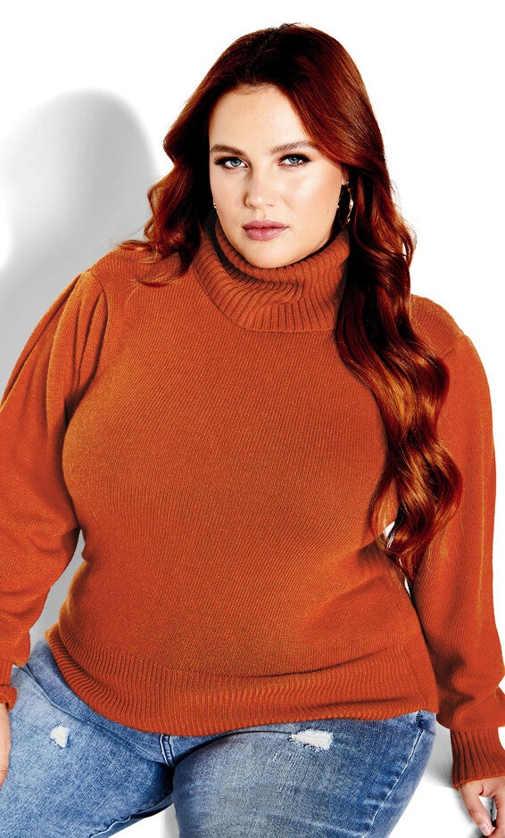 Softly Sweet Sweater - copper, ORANGE, hi-res image number 0