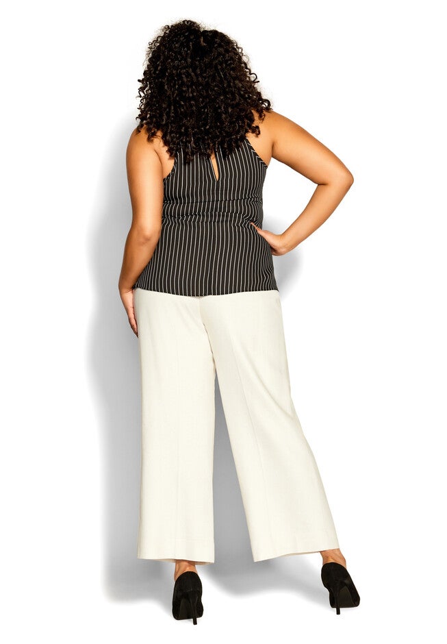 Mia Stripe Top - black, BLACK, on-hover image number null