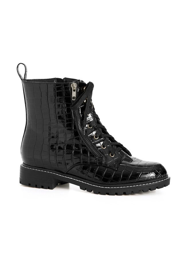 WIDE FIT Birdie Ankle Boot - black, BLACK, hi-res image number 0