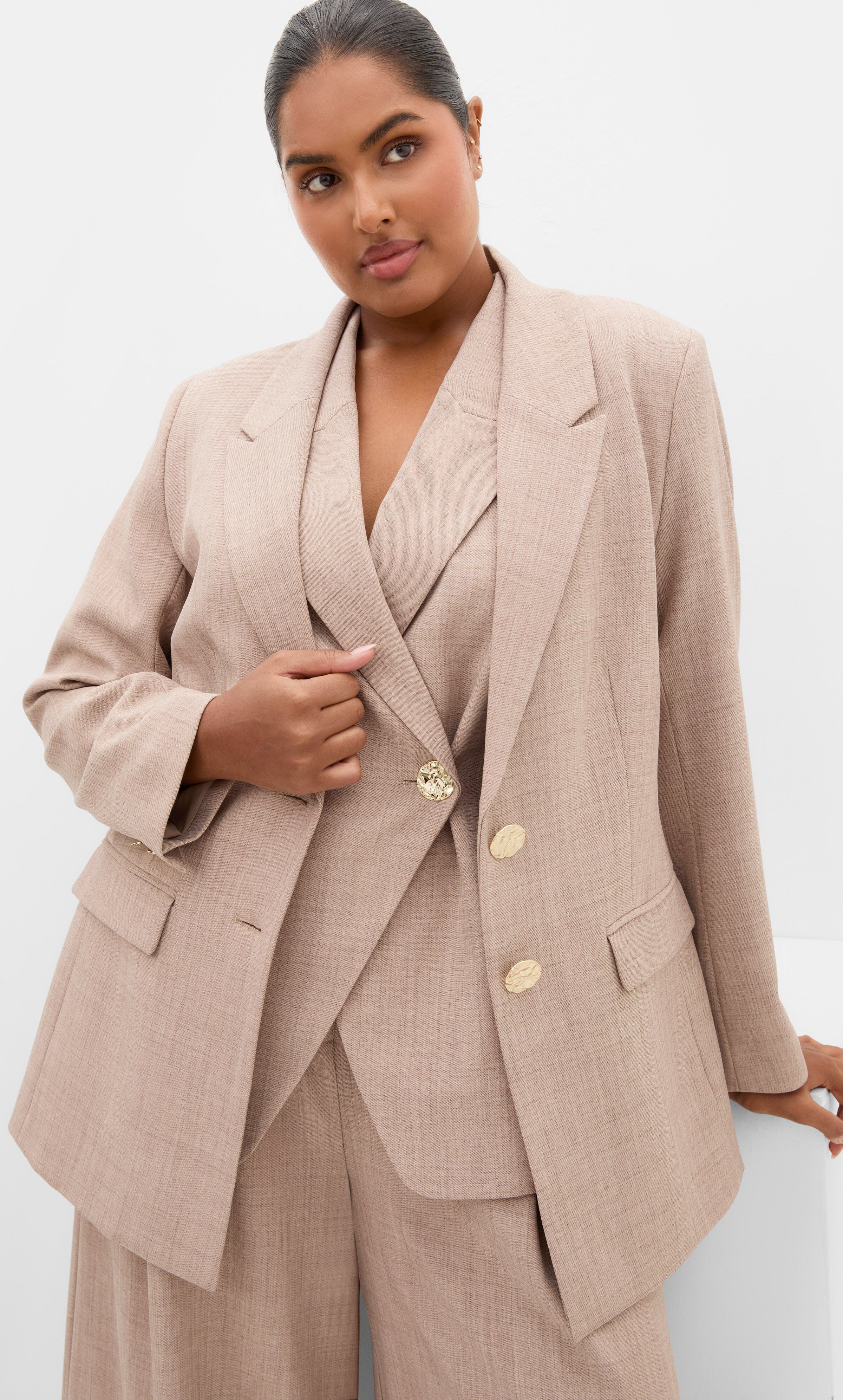 Luci Blazer, BEIGE, hi-res image number 0