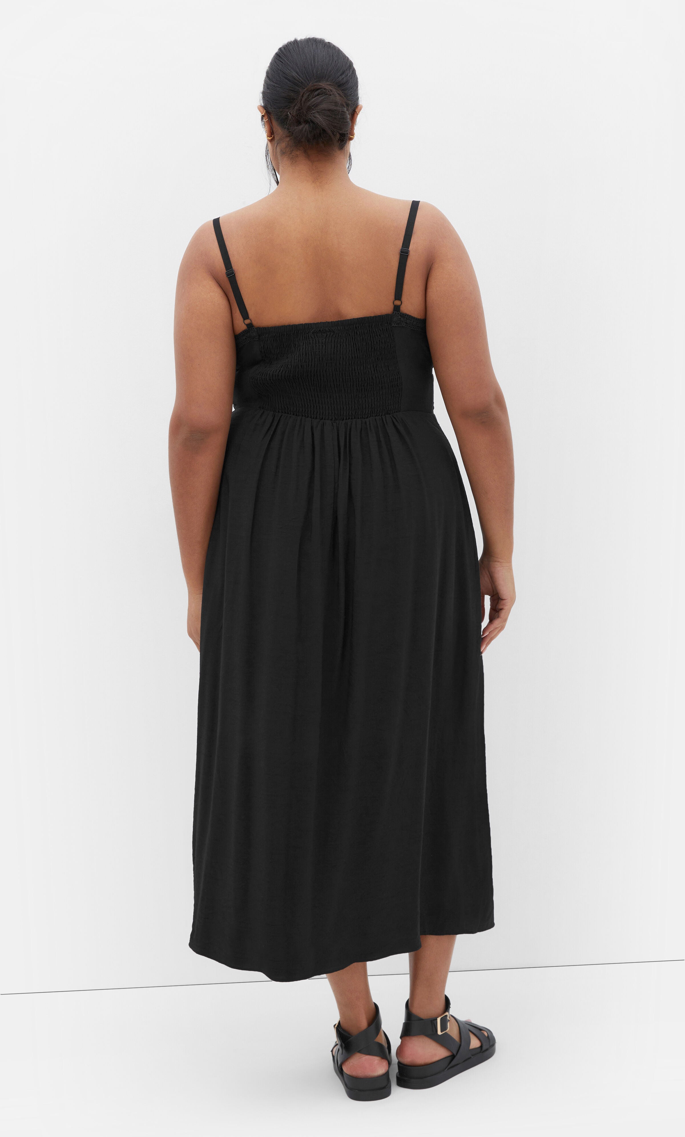 Sweet Pea Maxi Dress - black, BLACK, alternate image number 2