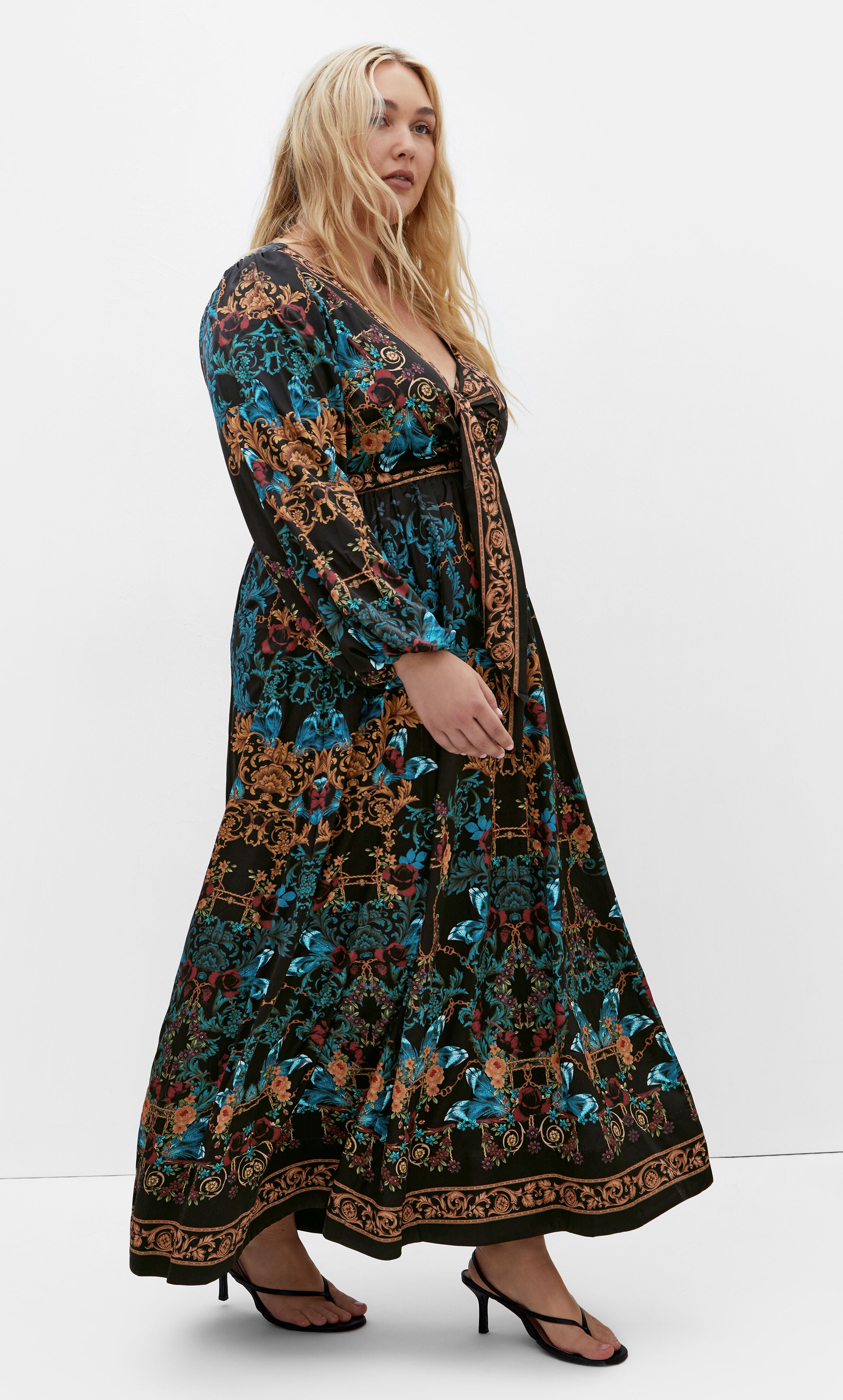 Ivanna Maxi Dress - opulent, BLACK, alternate image number 2