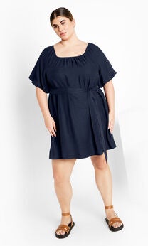 Uptown Mini Dress - navy