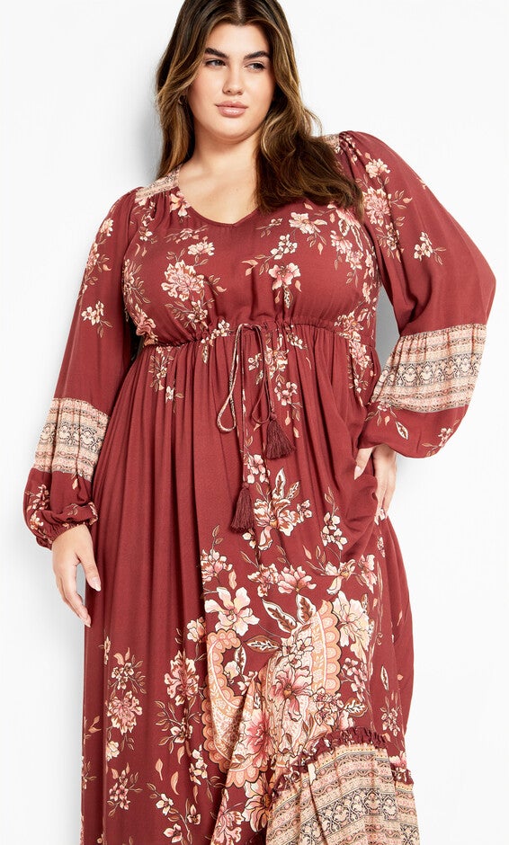 Faith Maxi Dress - desert rose, ORANGE, alternate image number 1