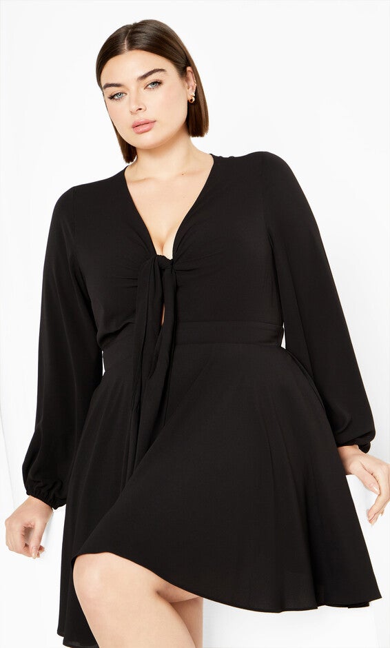 Adelyn Dress - black, BLACK, hi-res image number 0