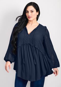 Haven Lace Yoke Top
