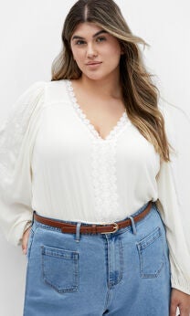 Frankie Top - ivory