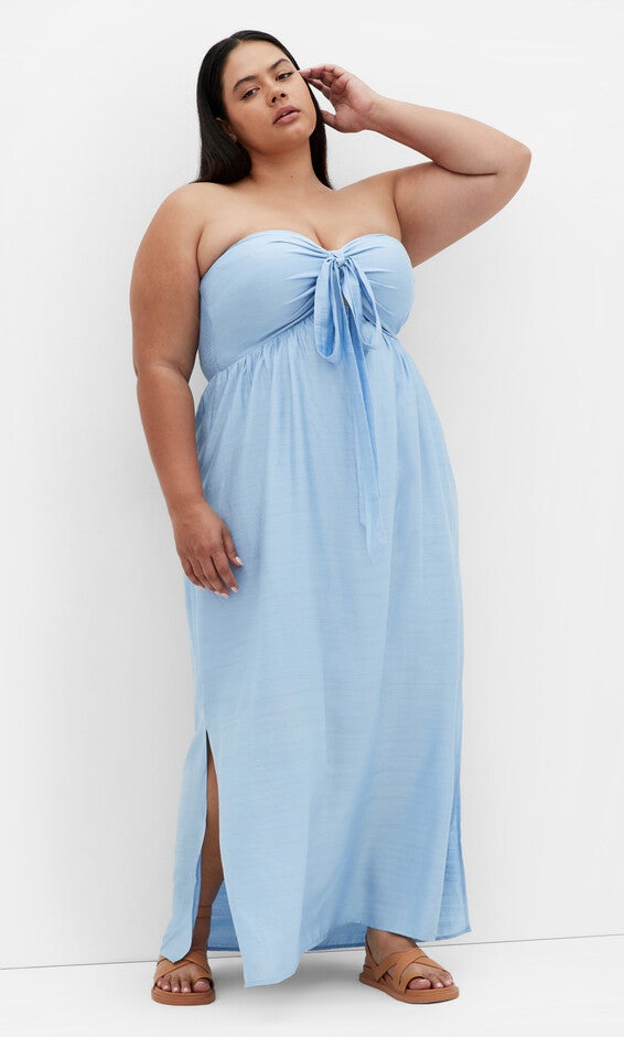 Serene Peta Maxi Dress - baby blue, BLUE, hi-res image number 0