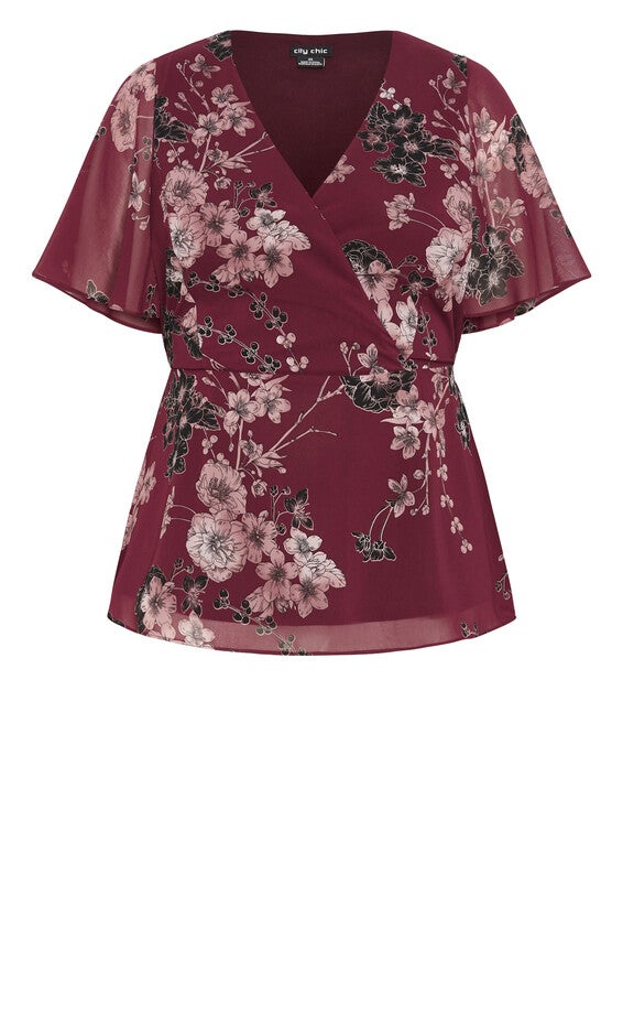 Blossom Love Top - ruby, RED, alternate image number null