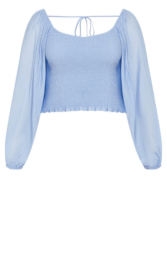Rowy Top - sky blue, BLUE, alternate image number 4