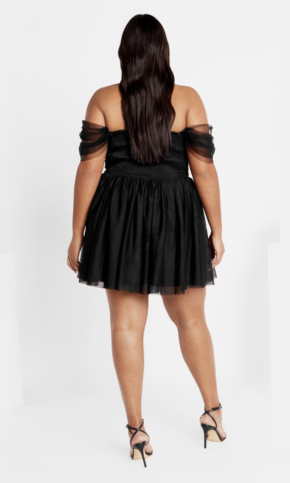 Lulu Dress - black, BLACK, alternate image number null