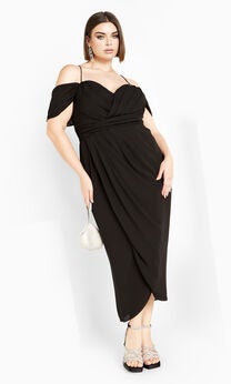 Entwine Maxi Dress - black