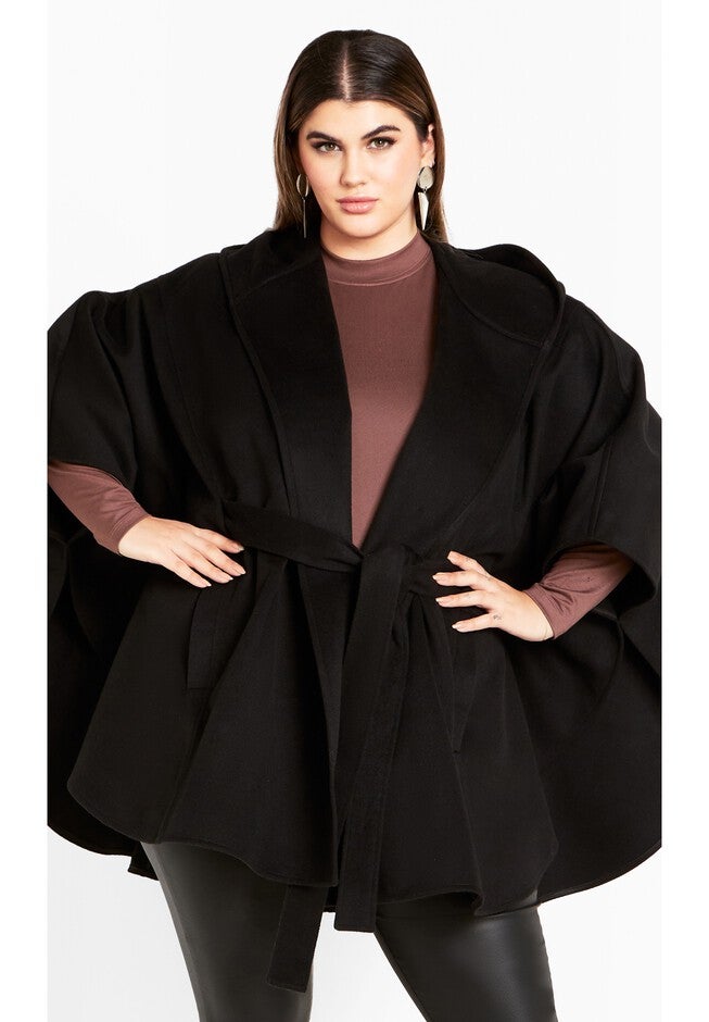 Eve Coat - black, BLACK, on-hover image number null