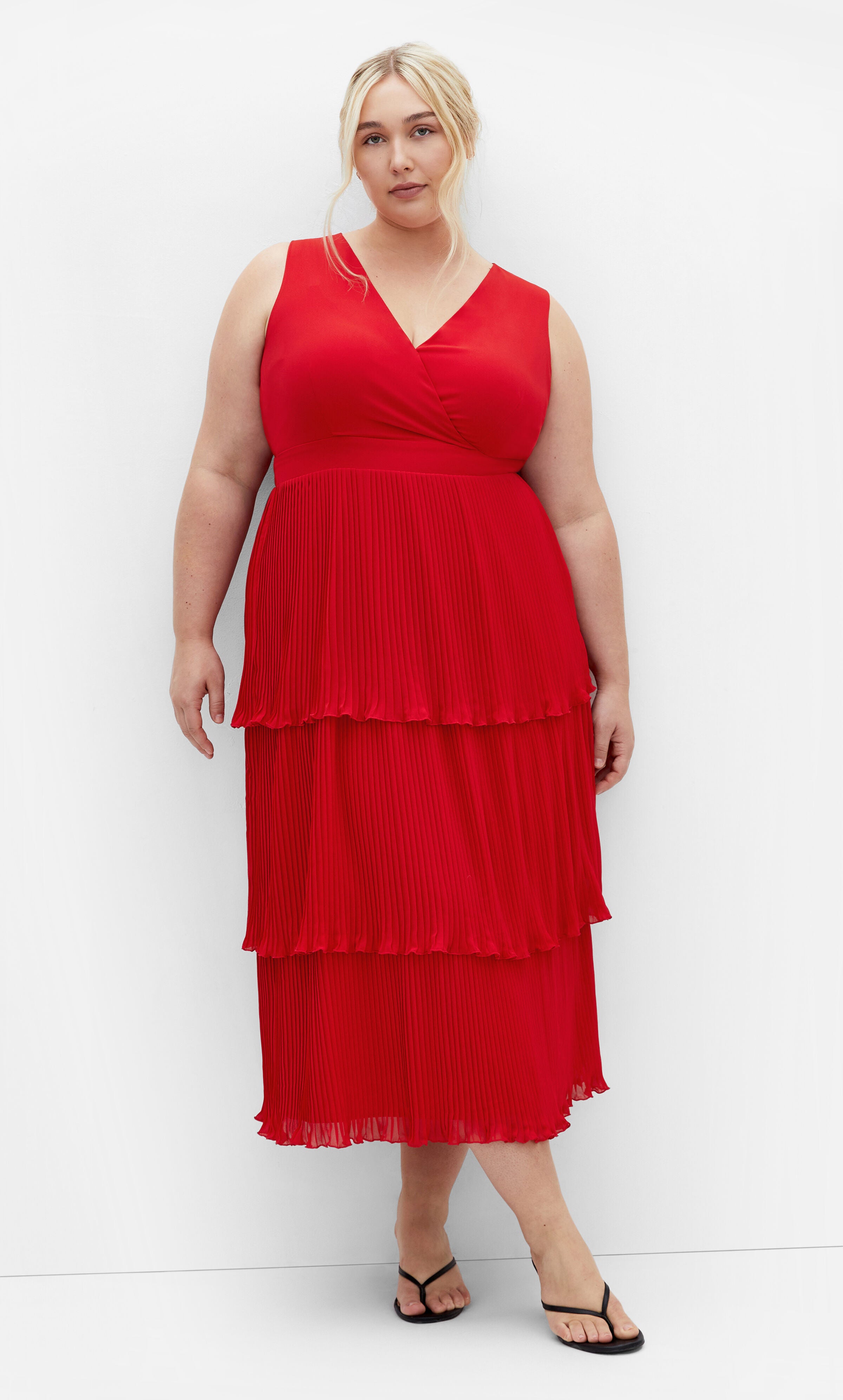 Marlowe Maxi Dress - red, RED, hi-res image number 0