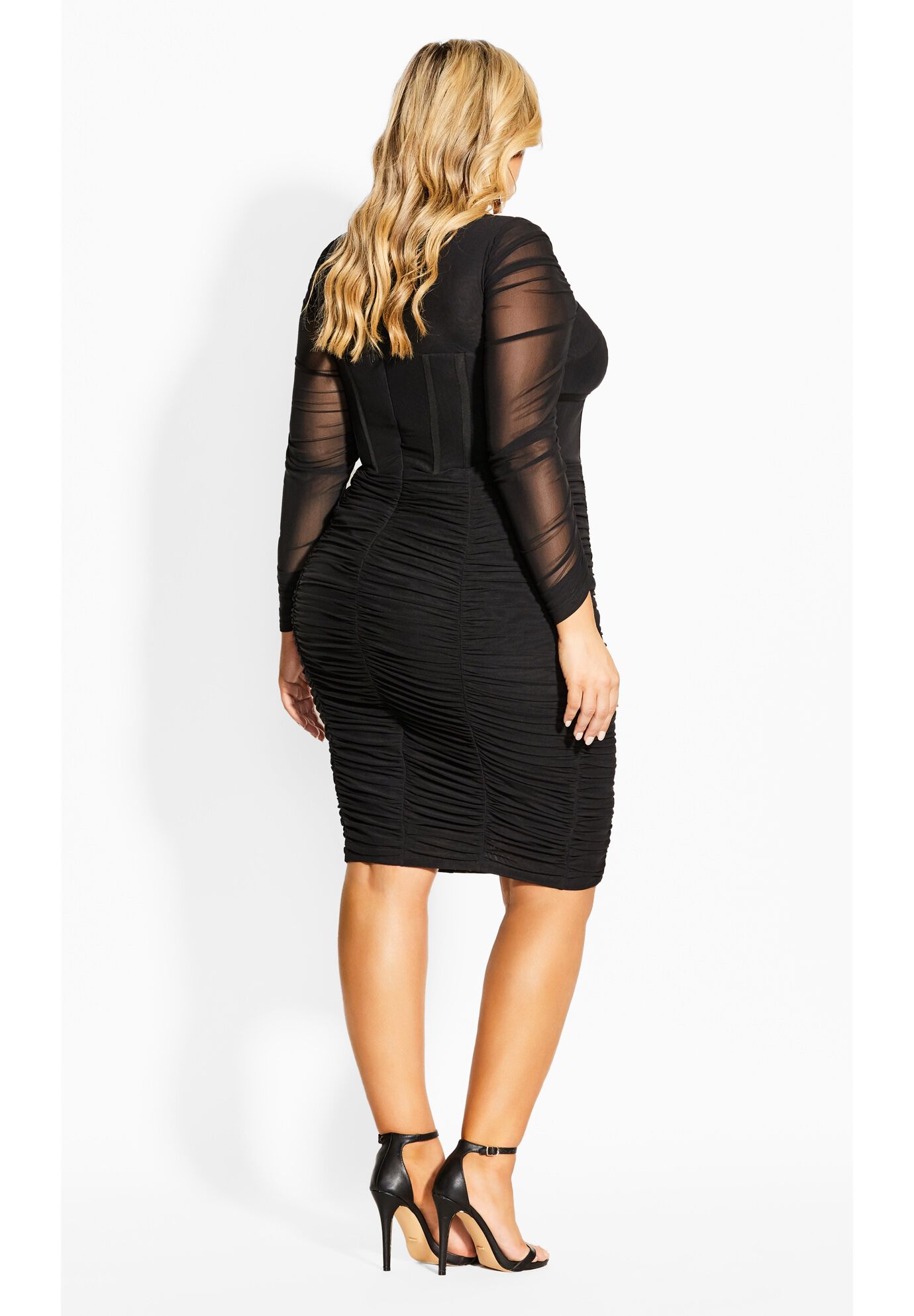 Sexy Bustier Dress - black, BLACK, on-hover image number 1