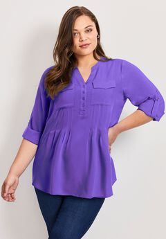 Pintuck Tunic