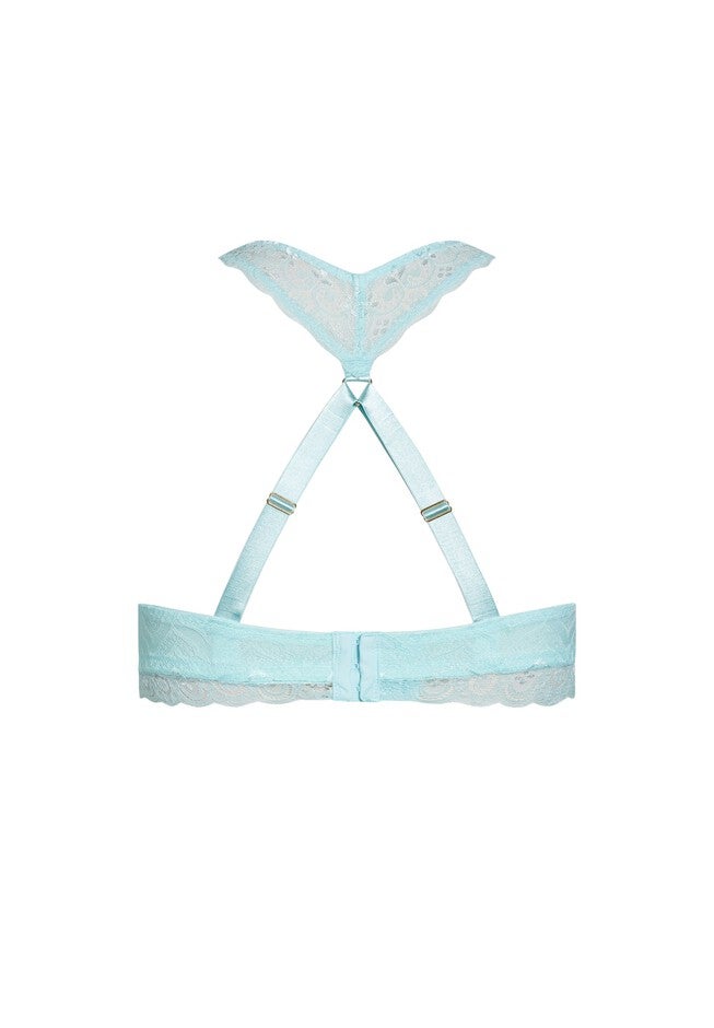 Racer Back Bralette - powder blue, BLUE, alternate image number 3