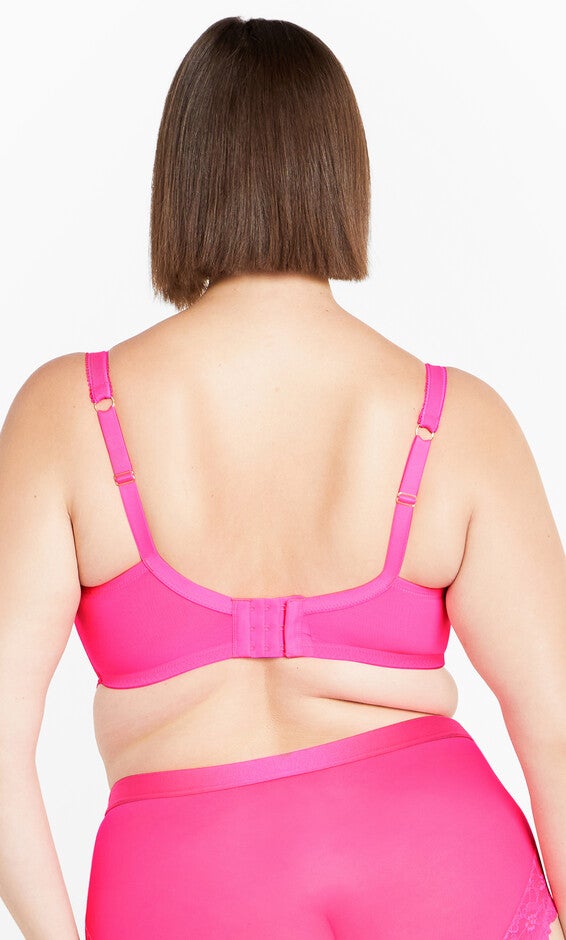 Lara Underwire Bra - hot pink, PINK, alternate image number null