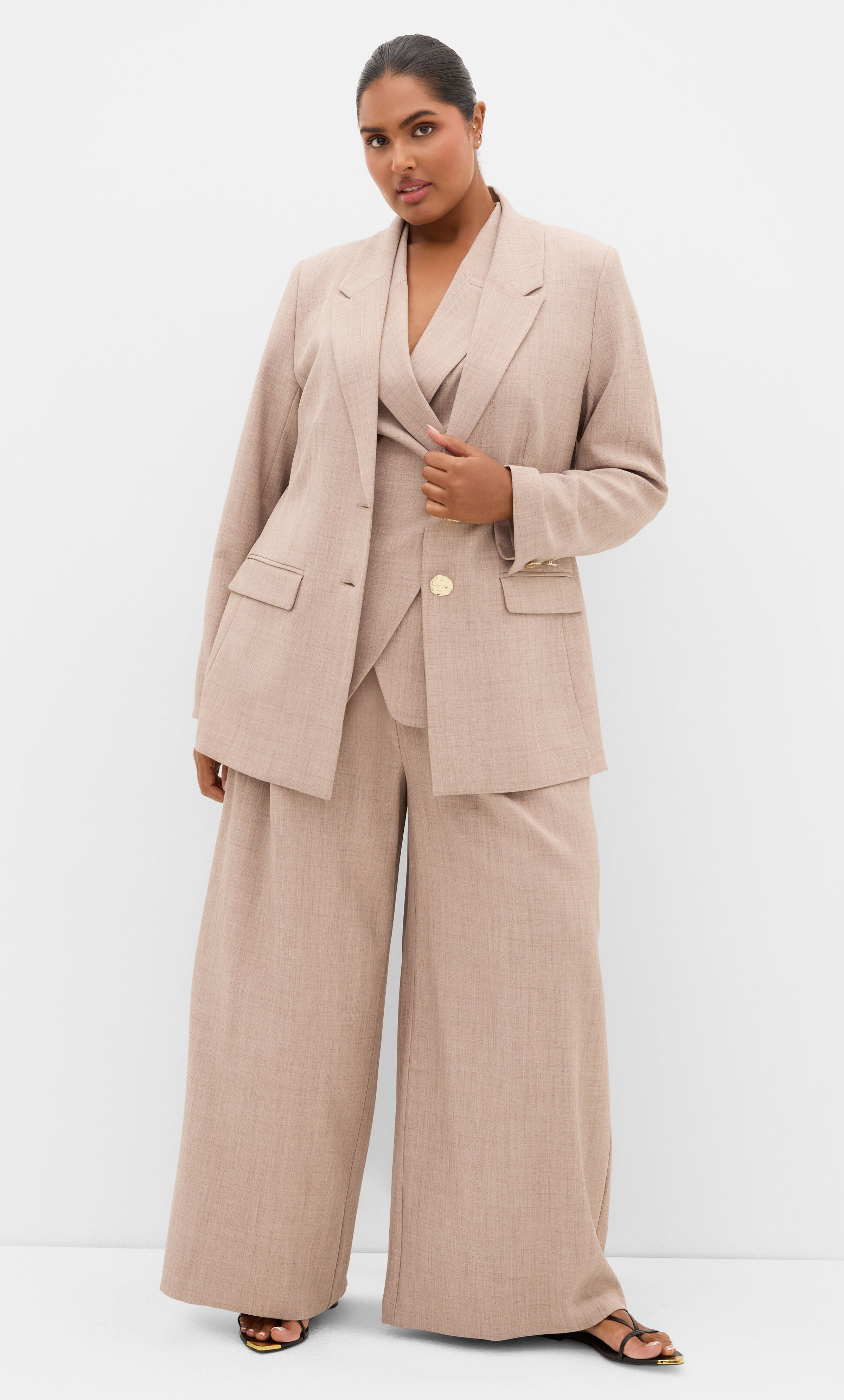 Luci Blazer, BEIGE, alternate image number 2