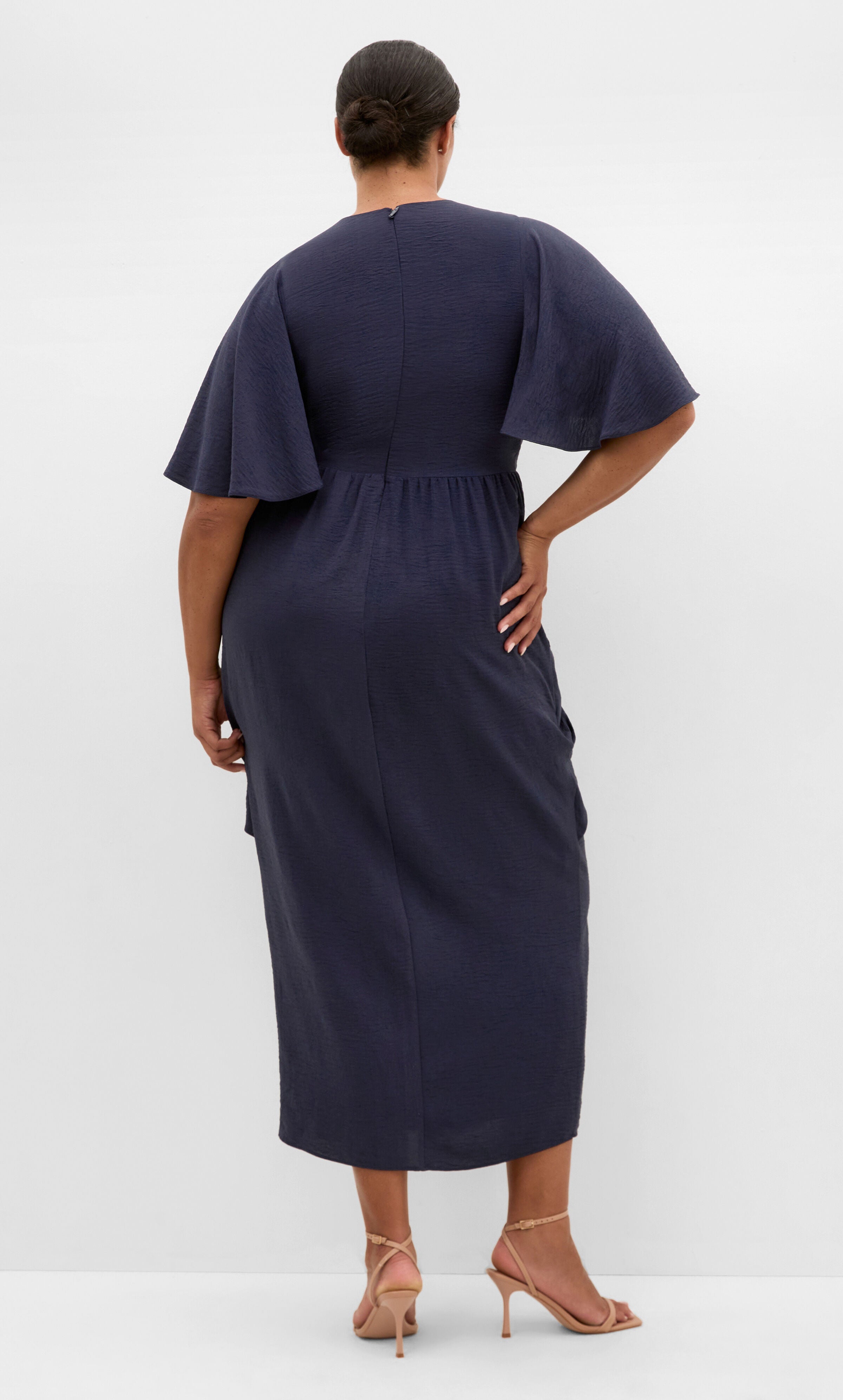 Braelynn Drape Maxi Dress, BLUE, on-hover image number 1