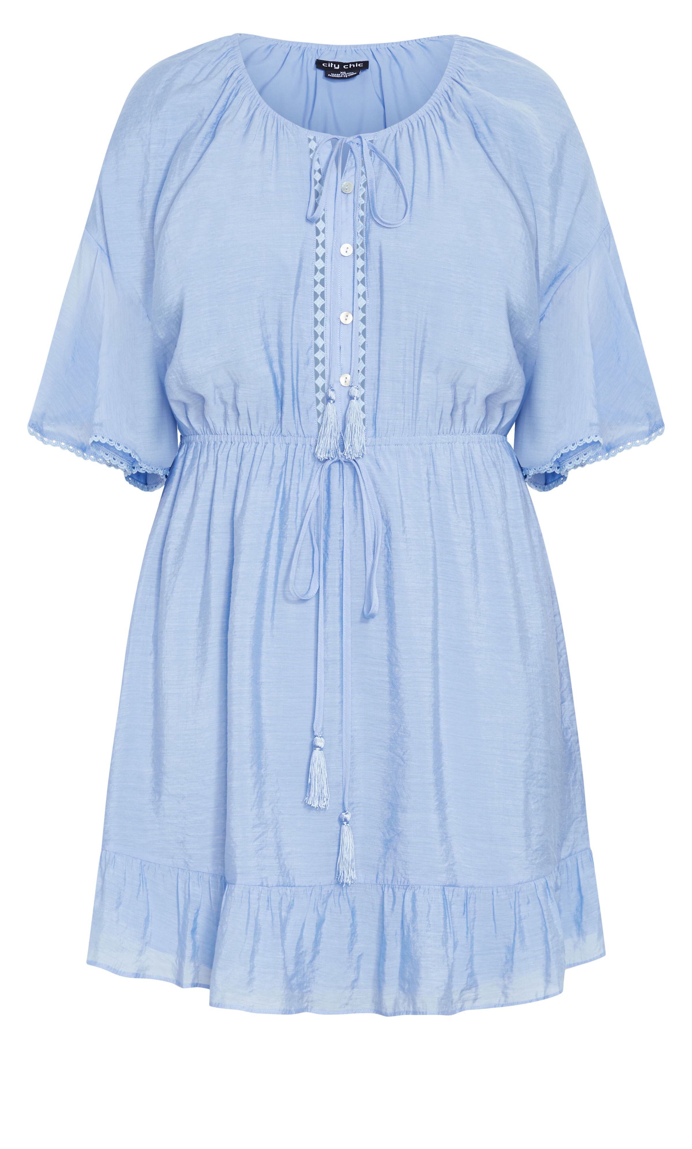 Ayanna Dress - sky blue, BLUE, alternate image number 4