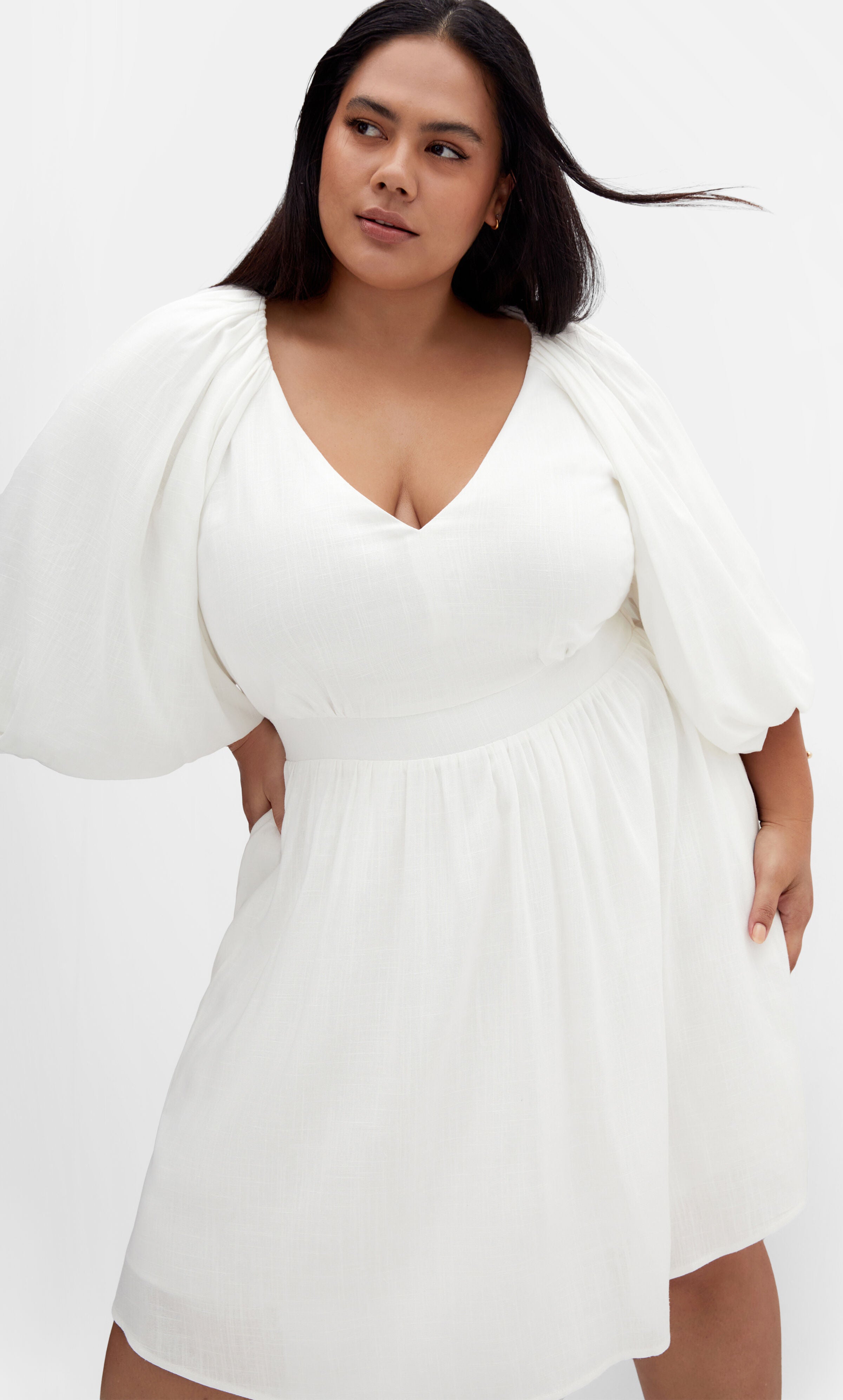 Scarlette Dress - ivory, WHITE, alternate image number 3