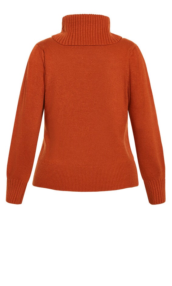 Softly Sweet Sweater - copper, ORANGE, alternate image number 6