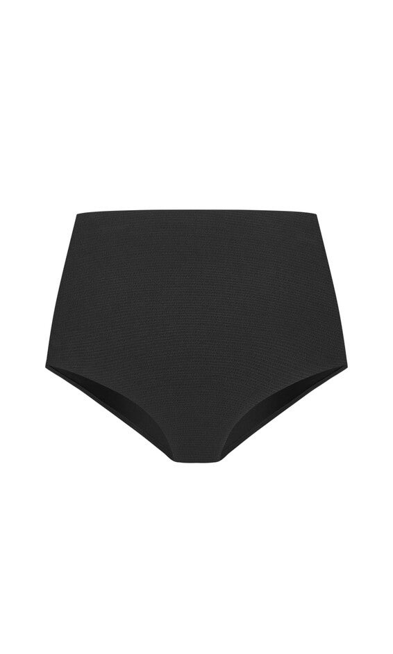 Maui Hi Waist Bikini Brief - black, BLACK, alternate image number null