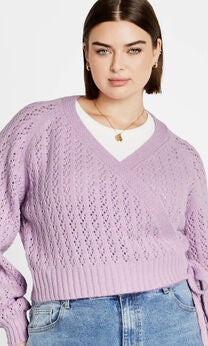 Isla Cardigan - lilac