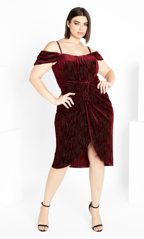 Jayla Dress - berry, RED, alternate image number 5