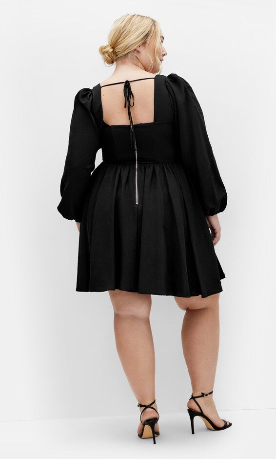 Cordelia Dress - black, BLACK, alternate image number 1