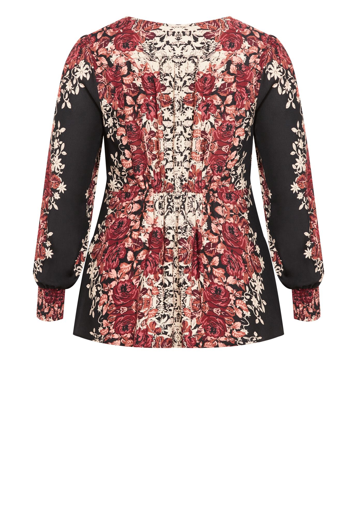 Bella Blouse, BLACK, alternate image number 4