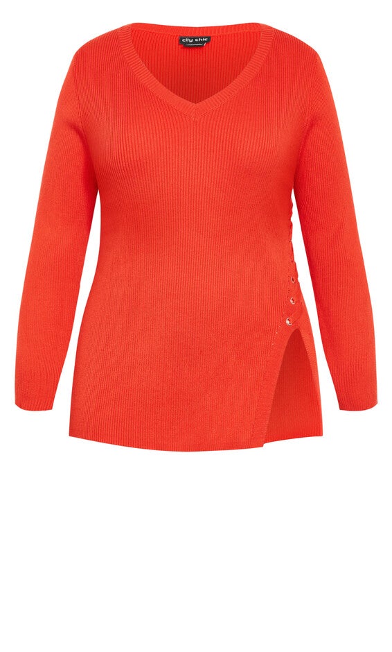 Charlie Jumper - blood orange, ORANGE, alternate image number 6