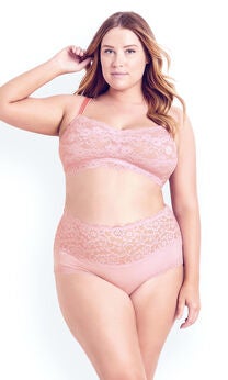 Full Coverage Bralette - blossom pink