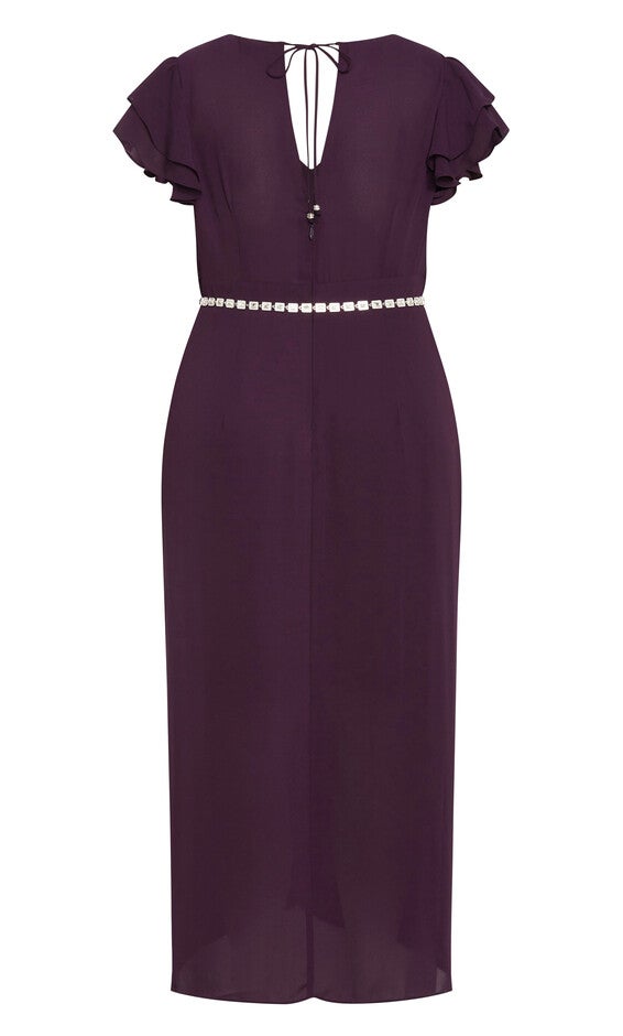 Enya Maxi Dress - spiced plum, PURPLE, alternate image number 5