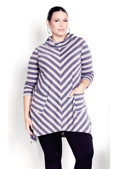 Emily Panel Stripe Tunic