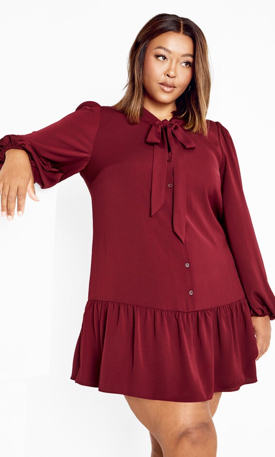 Charlie Dress - ruby, RUBY, alternate image number 2