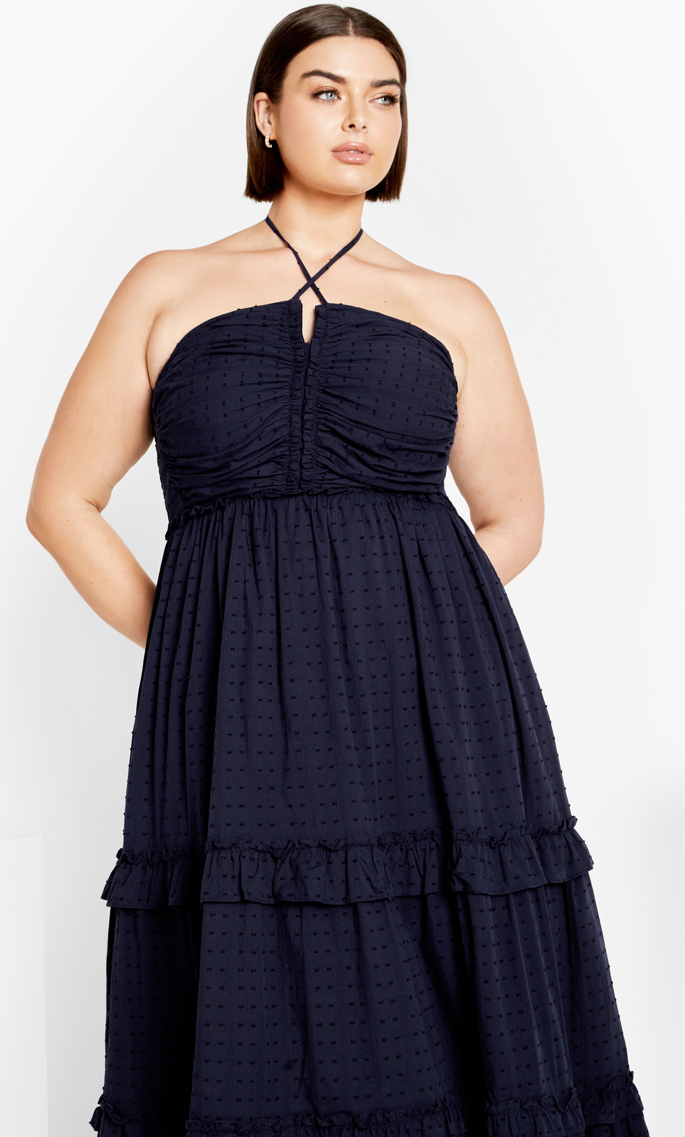 Ivy Dress - navy, BLUE, alternate image number 1