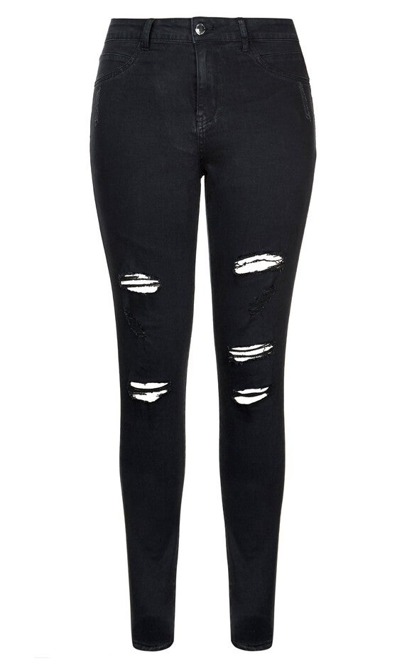 Rock N Roll Skinny Jean - black, BLACK, alternate image number null
