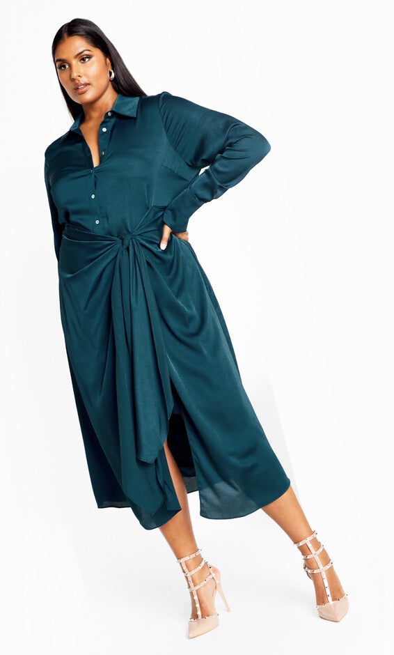 Alena Dress - teal, TEAL, hi-res image number null