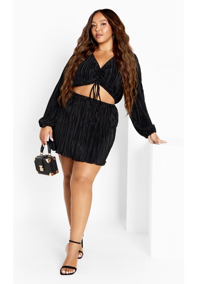 Hailee Dress - black, BLACK, hi-res image number 0