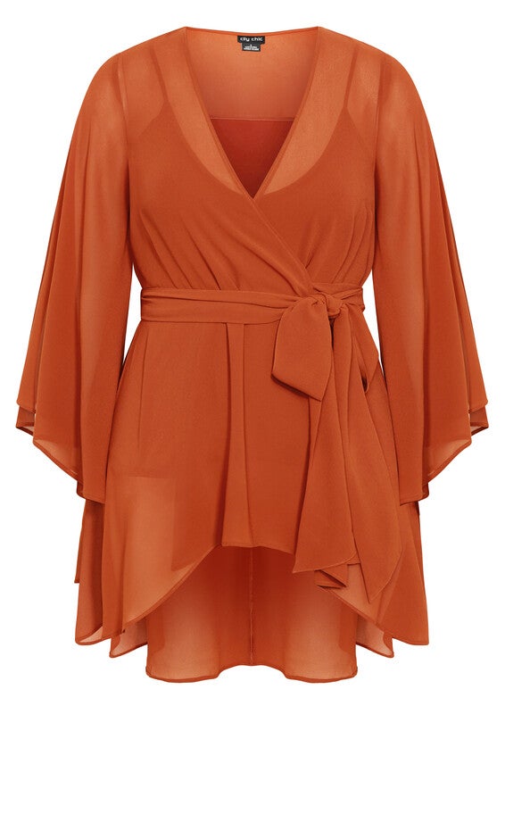Fleetwood Tunic - ginger, ORANGE, alternate image number null