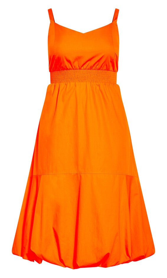 Eliza Dress - orange fizz, ORANGE, alternate image number 4