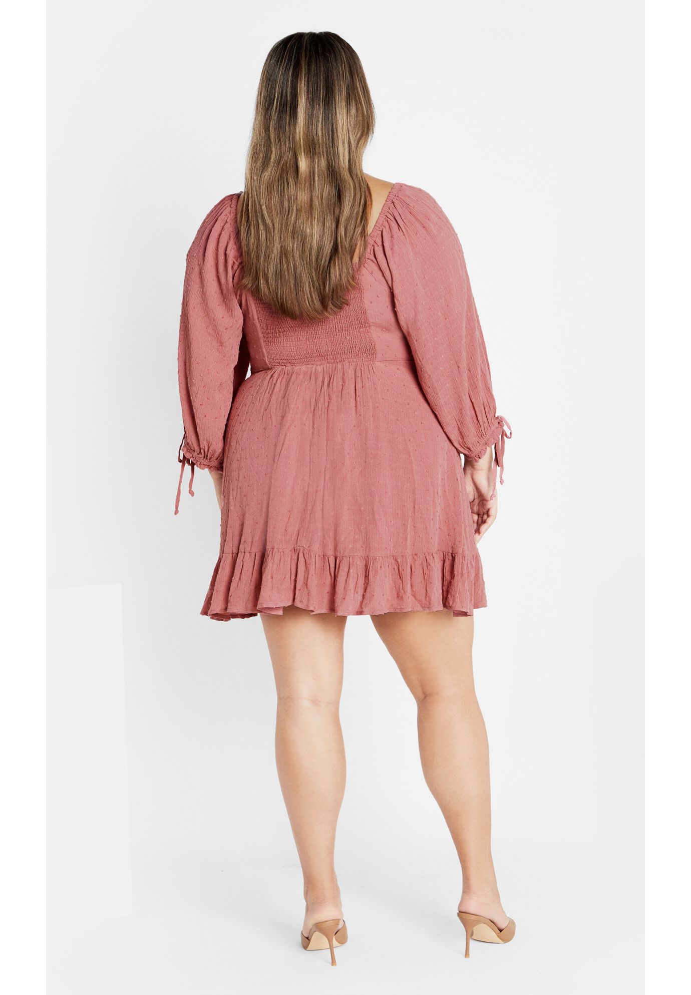 Allegra Mini Dress - rosewood, ROSEWOOD, on-hover image number 1