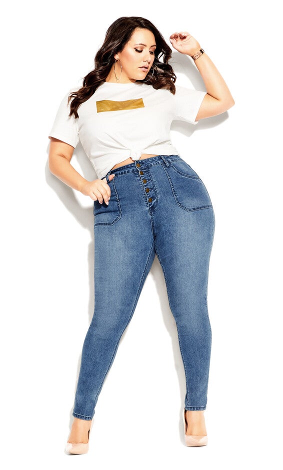 Harley Strut It Out Jean - light wash, BLUE, hi-res image number 0