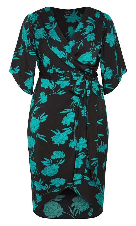 Kimberly Print Maxi Dress - aquarelle, AQUARELLE, alternate image number 3