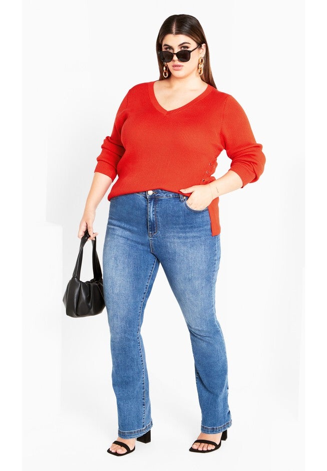 Charlie Jumper - blood orange, ORANGE, on-hover image number 1