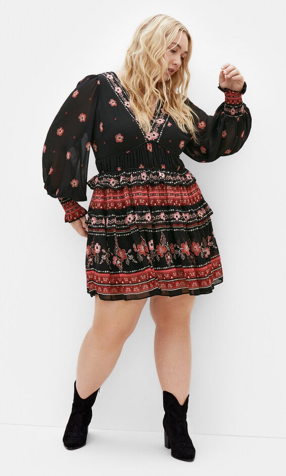 Hudson Mini Dress - black, BLACK, alternate image number 1