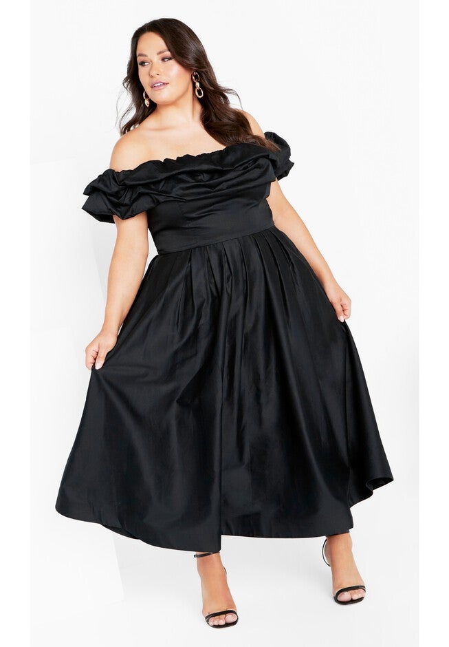 Mayah Dress - black, BLACK, on-hover image number null
